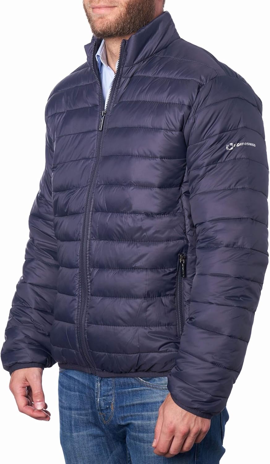 Alpine Swiss Niko Mens Puffer Jacket for Ultimate Warmth