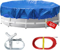 32 Ft Round Heavy Duty Winter Pool Cover - Waterproof, Windproof Fit