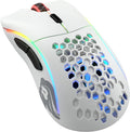 Glorious Mouse Matte White - Lightweight RGB Gaming Mouse