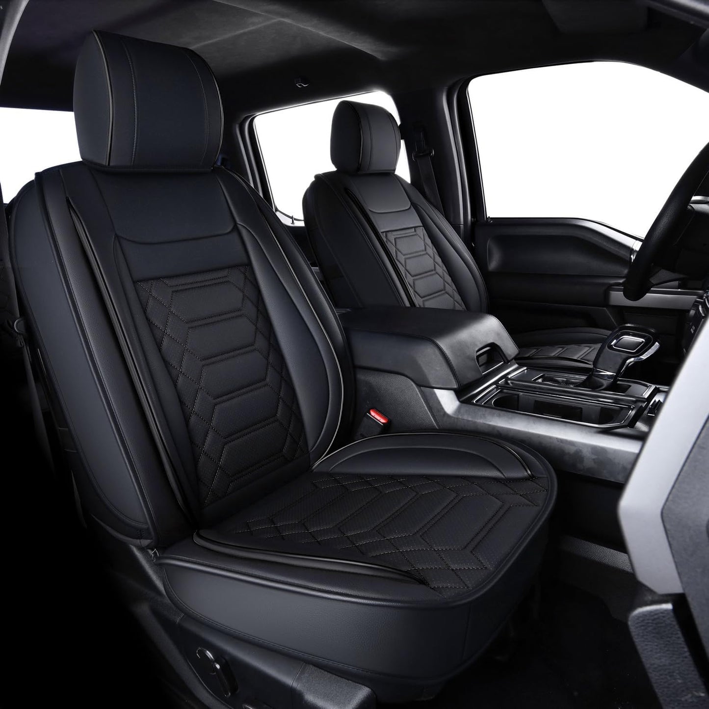 Faux Leather Seat Covers for 2019-2025 Chevy Silverado GMC Sierra