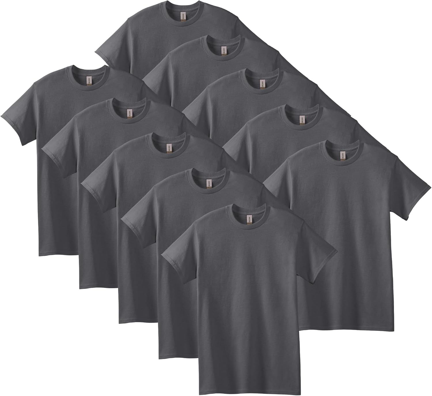 Gildan Adult Heavy Cotton T-Shirt Multipack for Everyday Comfort