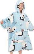 Narecte Kids Hoodie Blanket for Girls - Cozy Wearable Blanket