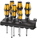Wera 932/6 Kraftform Plus Screwdriver Set and Rack - Durable