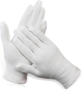 XL White Cotton Gloves: Moisturize Hands & Inspect Jewelry