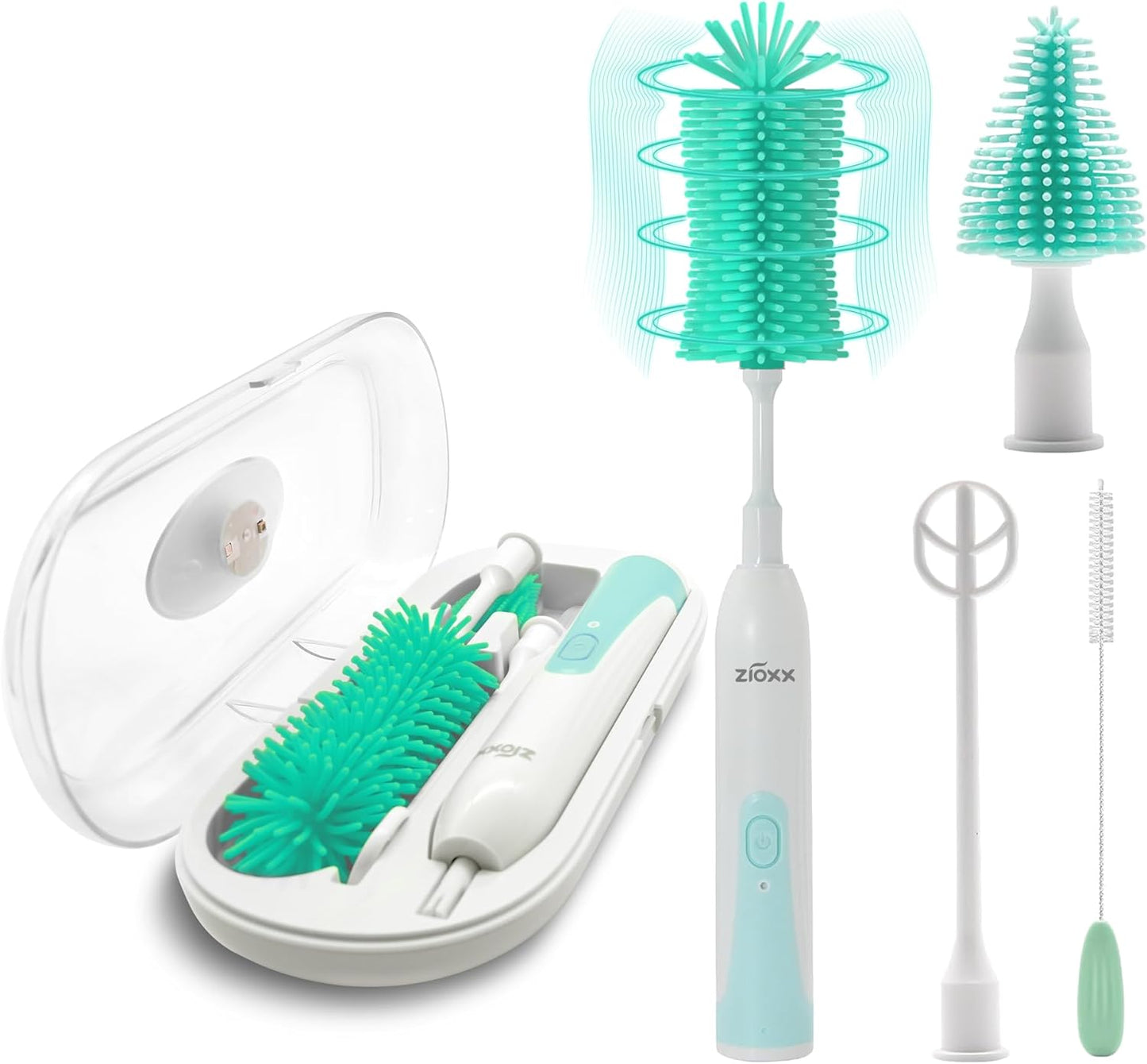 ZIOXX Portable Electric Bottle Cleaner - Perfect Travel Companion!