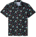 Tipsy Elves Mens Athletic Fit Polo for Men - Stretch, Moisture-Wicking