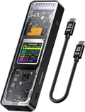 DOCKCASE Explorer Edition M.2 NVMe SSD Enclosure - Smart HD Display