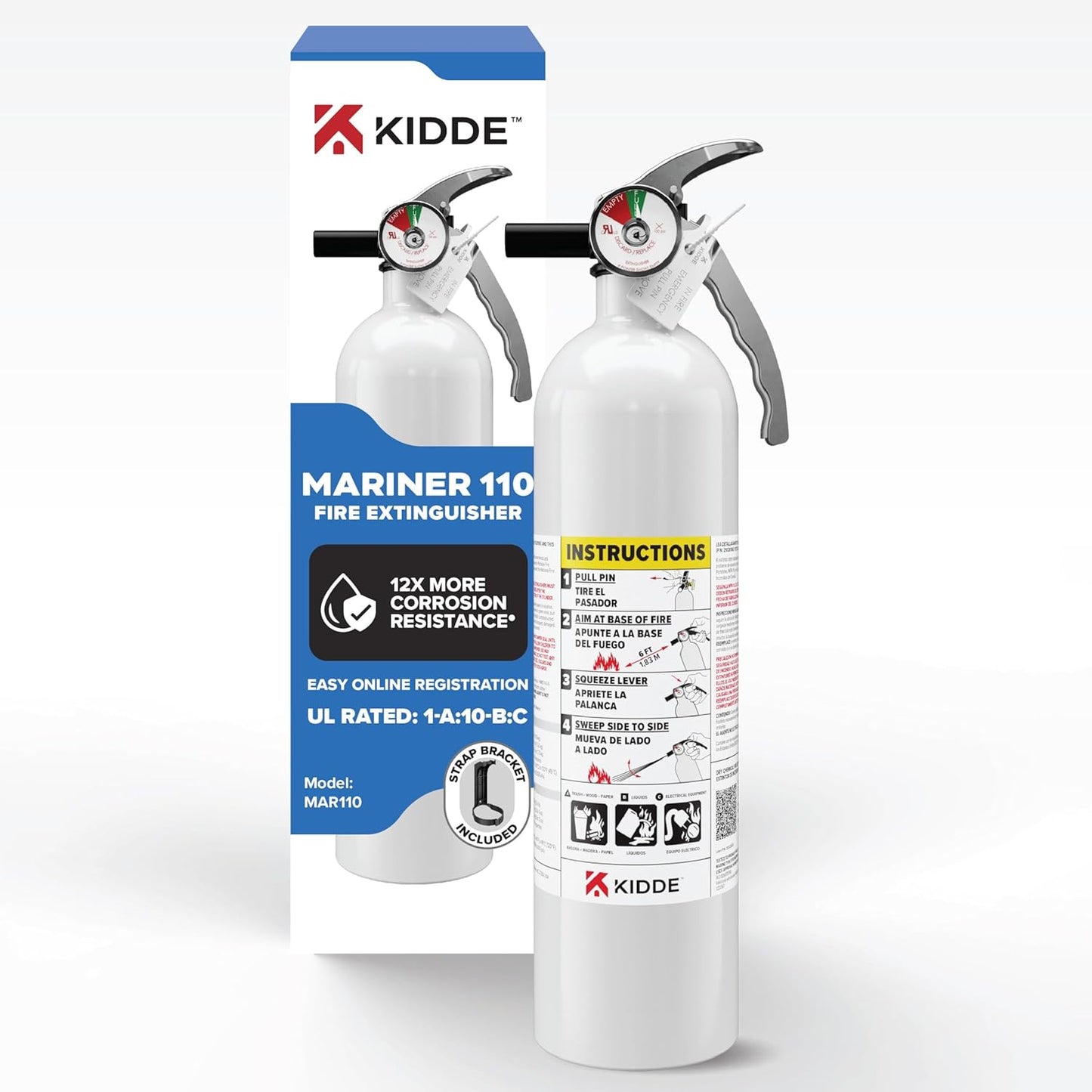 Kidde Fire Extinguisher for Boats, Essential Marine Safety Tool