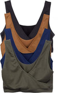 Caramel Cantina 4 Pack Nursing Maternity Sleep Bralette - Wire Free