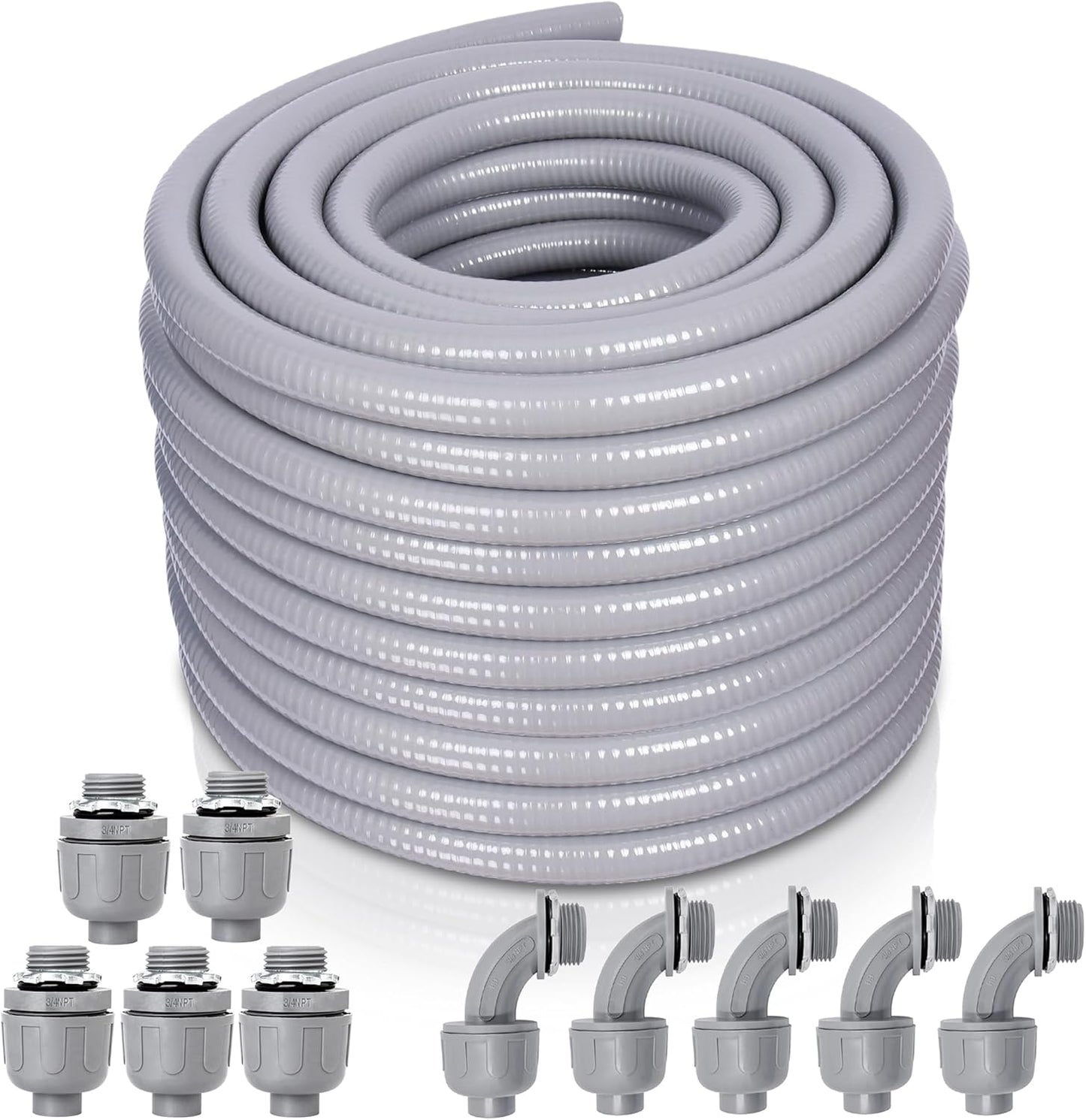 Liquid-Tight Conduit and Connector Kit for Outdoor Wiring Needs