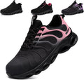 Steel Toe Shoes for Women Lightweight Comfortable Safety Sneakers 3D