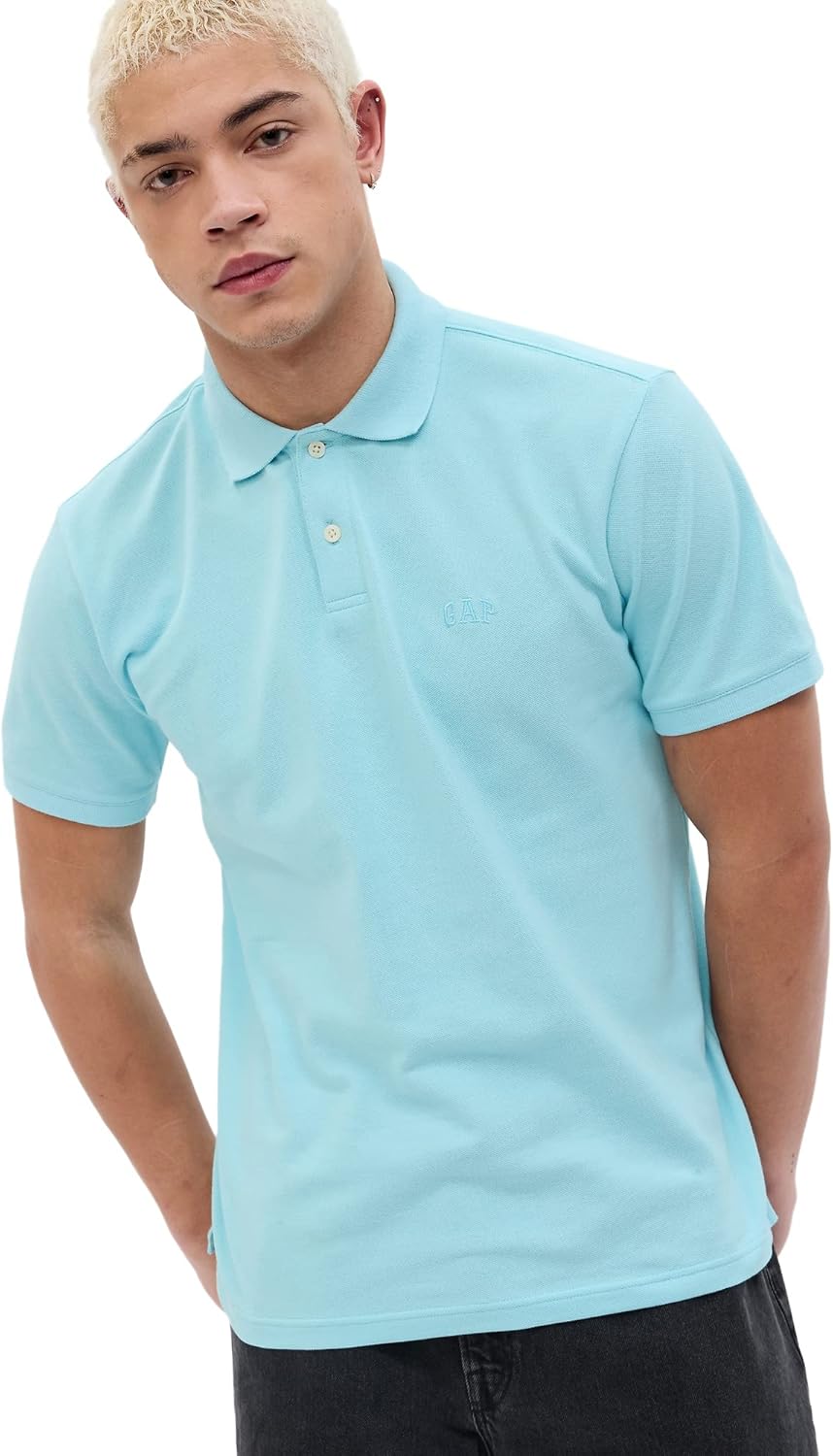 GAP Logo Pique Polo: Effortless Style