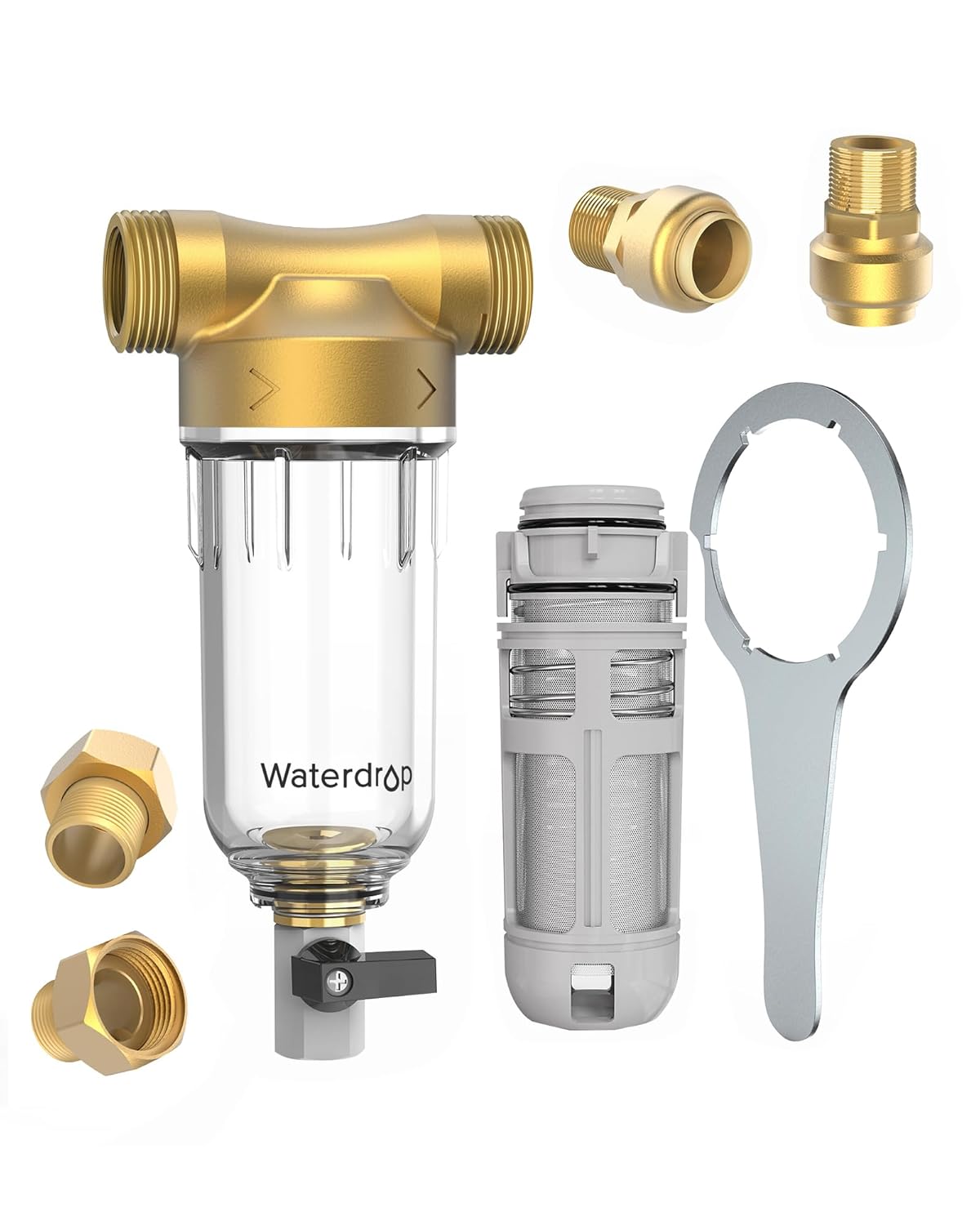 Waterdrop Spin Down Sediment Filter for Whole House Systems