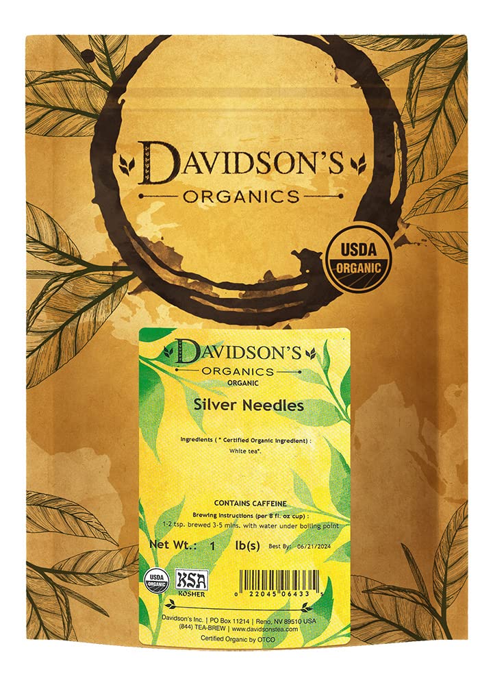 Davidson's Silver Needles Loose Leaf Tea - Organic White Tea