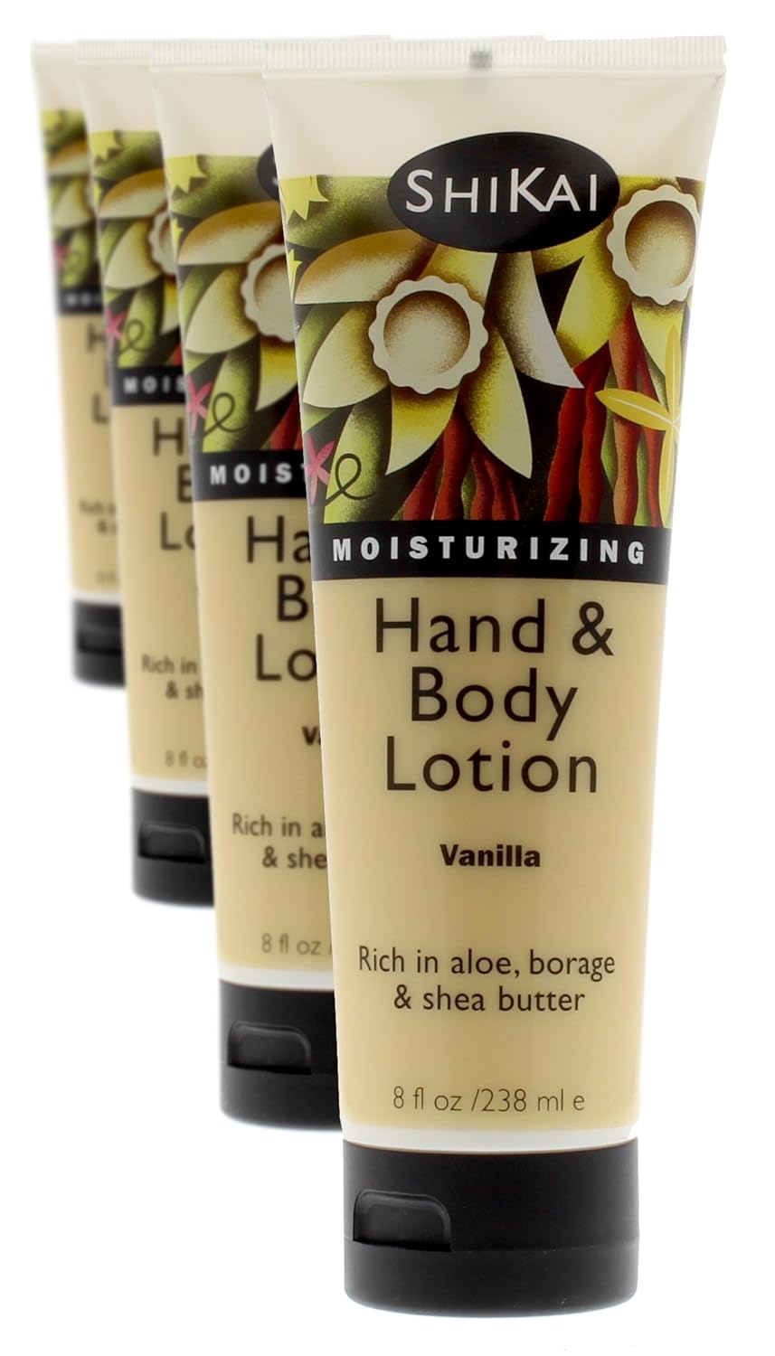 ShiKai Vanilla Hand & Body Lotion for Daily Moisturizing Care