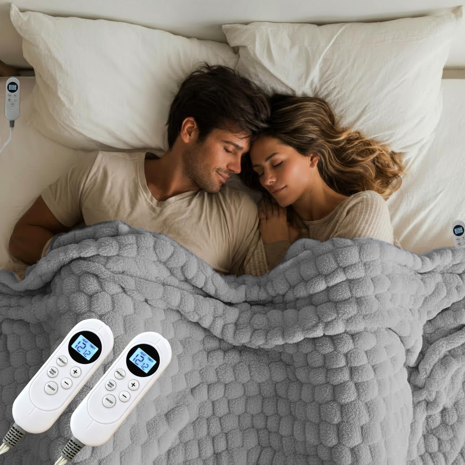 Electric Heated Blanket Throw for Cozy Comfort Anywhere