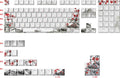 Shine Through Plum Blossom Keycaps Cherry Profile - Backlit Upgrade