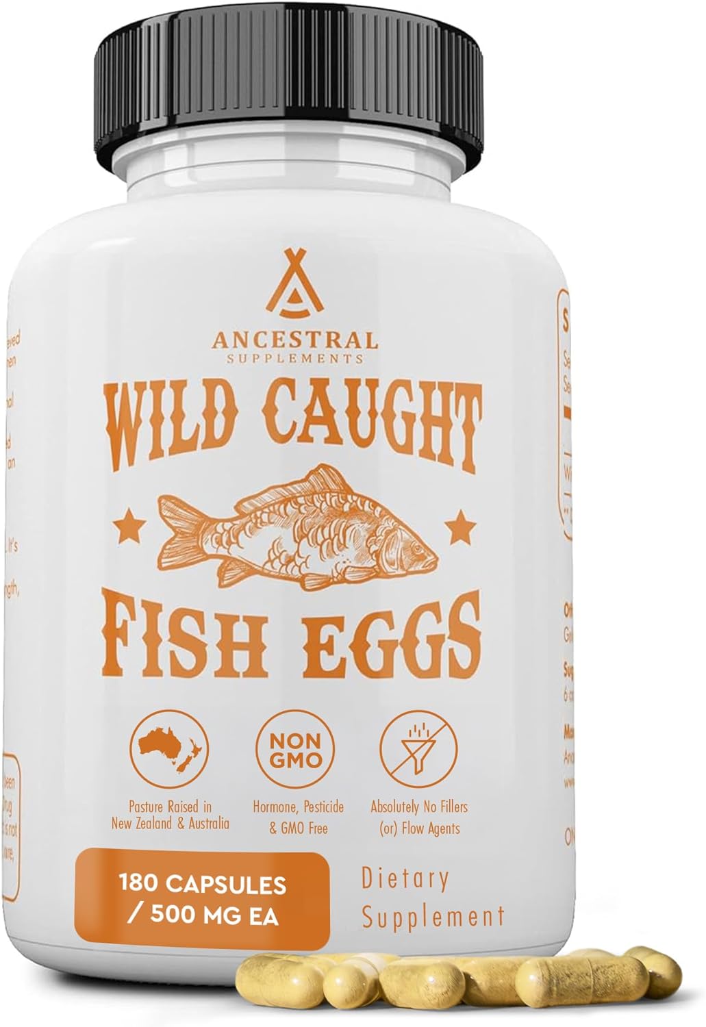 Wild Caught Fish Eggs Omega-3 Supplement for Health Benefits