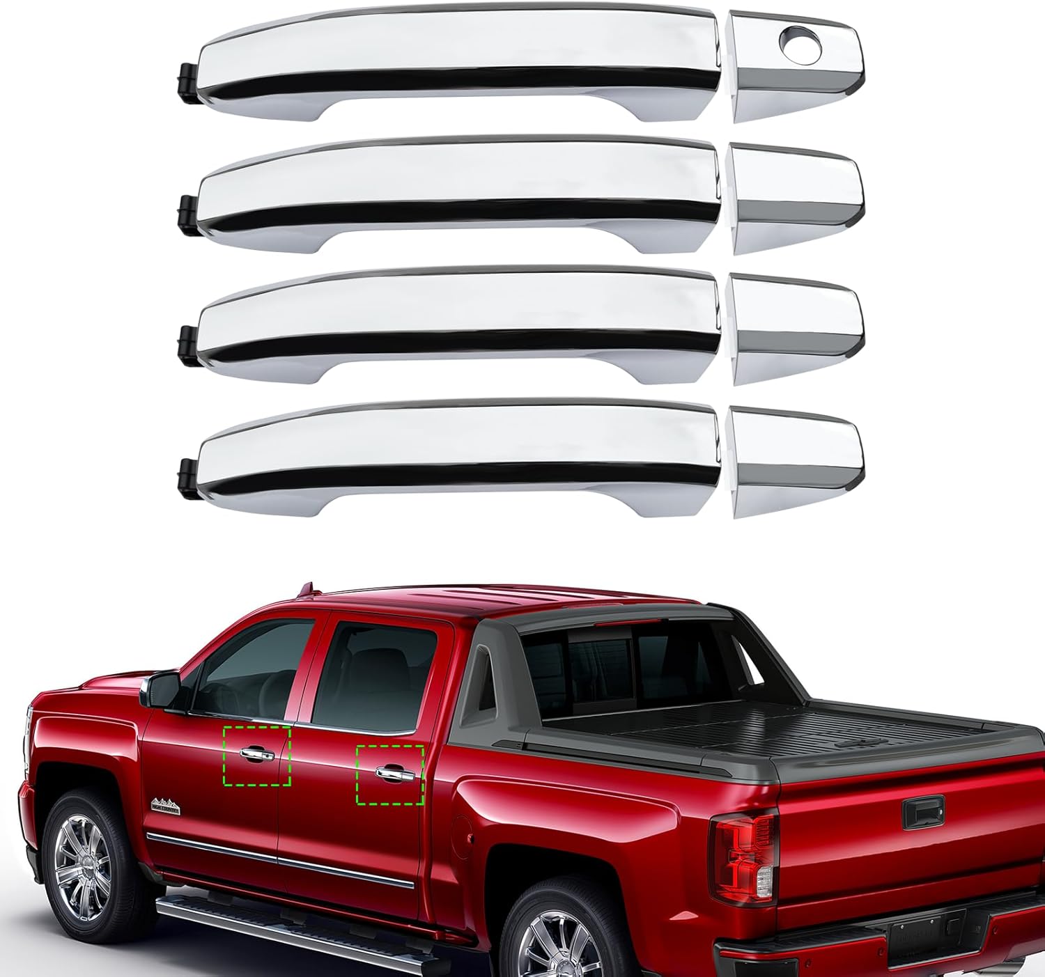 Exterior Door Handle Replacement for 2014-2020 Chevy Silverado