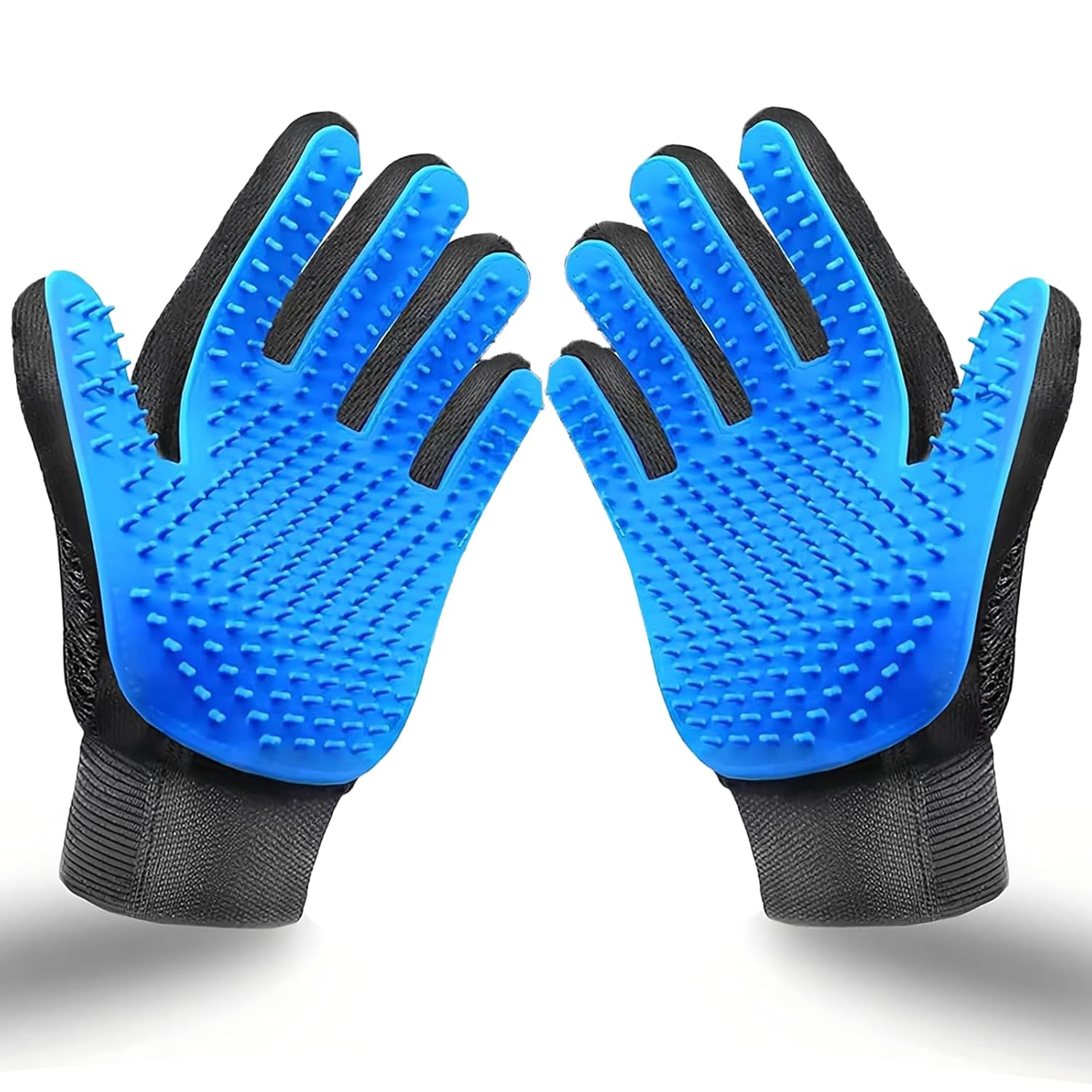 2-in-1 Pet Grooming Gloves - Shedding & Massage Mitt