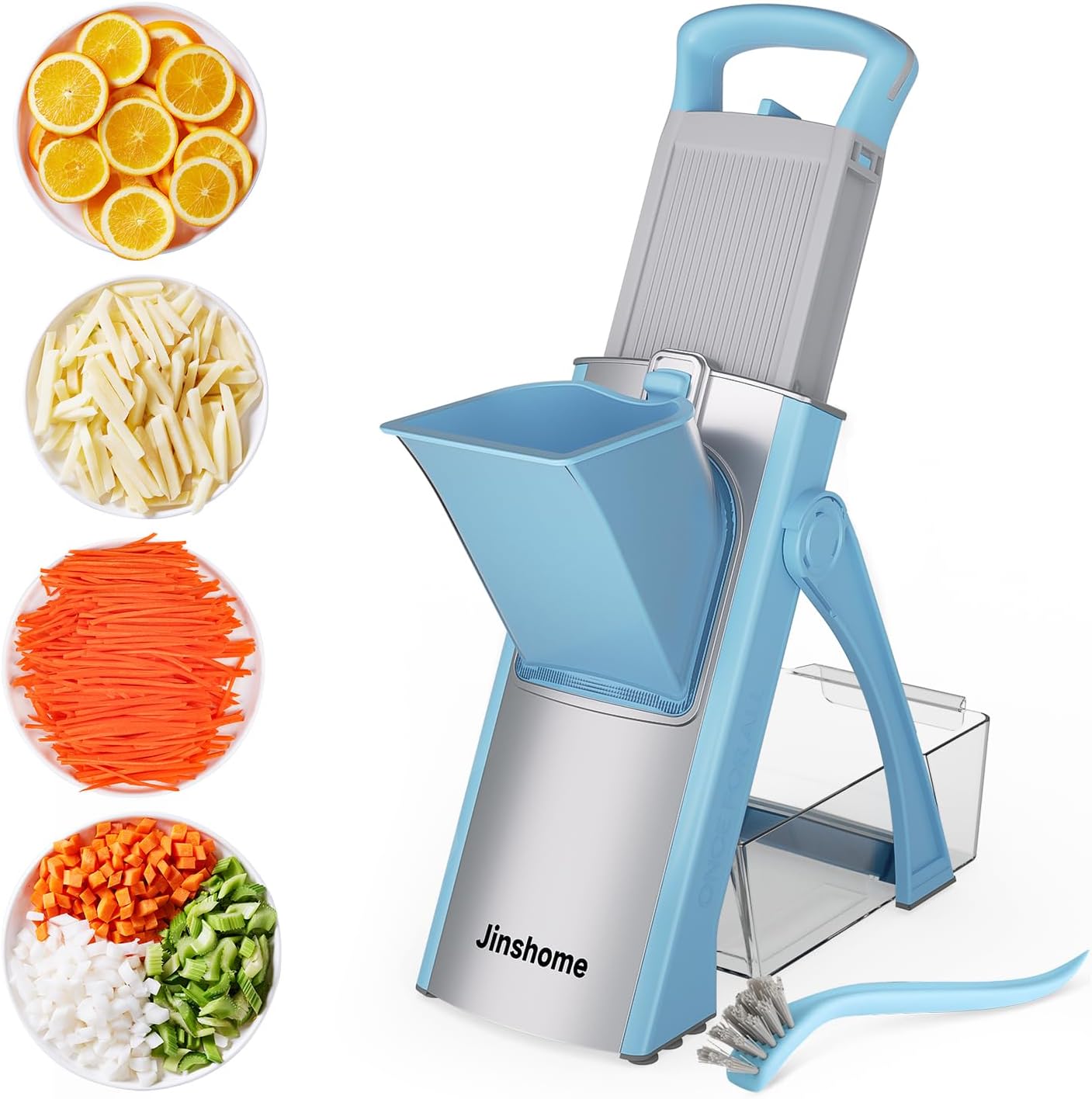Upgrade Safe Mandoline Slicer Plus for Effortless Vegetable Cutting