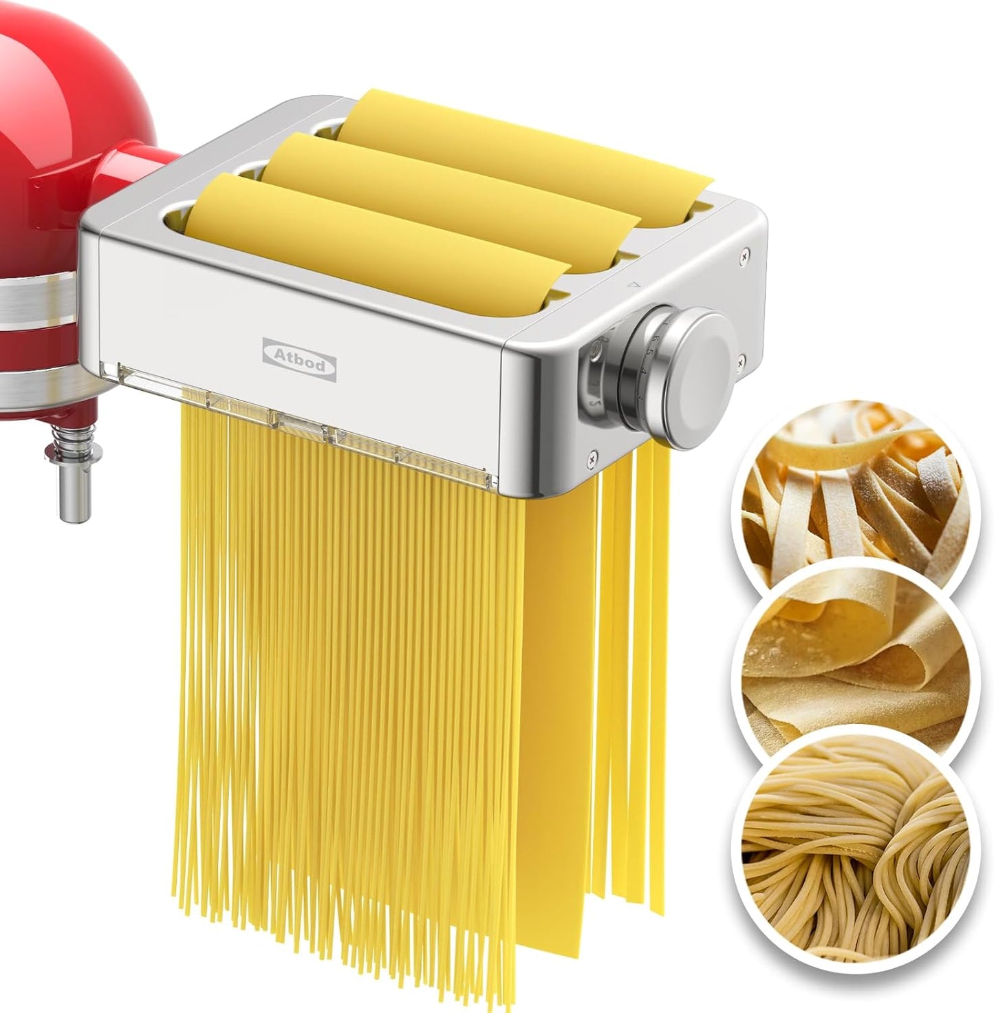 All Metal 3 In 1 Set Pasta Maker Attachment for KitchenAid