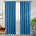 Window Curtains for Bedroom 84 in Rod Pocket and Back Tab - Room