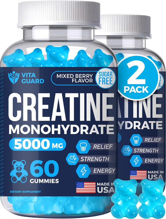 5000mg Creatine Monohydrate Gummies for Ultimate Muscle Boost