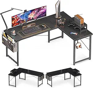 ODK L Shaped Desk for Home Office and Gaming Needs