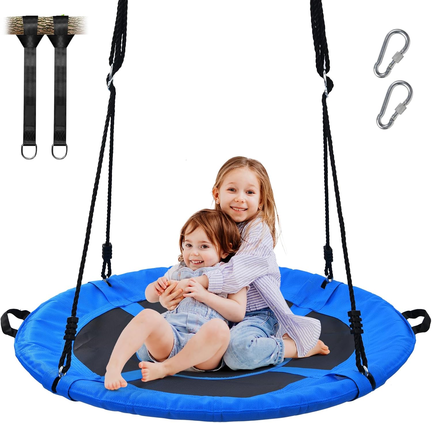 Trekassy 40in Saucer Tree Swing for Kids & Adults - 700lb Capacity