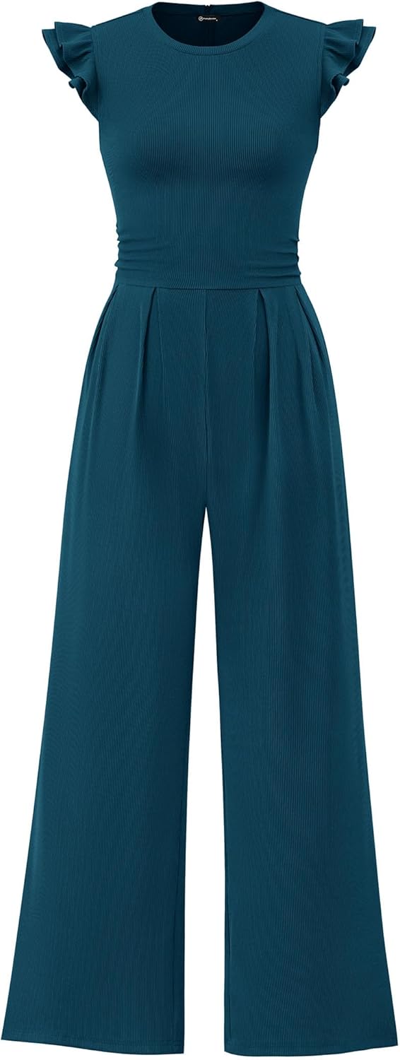 PRETTYGARDEN Summer Jumpsuits for Women Dressy Fashion 2025