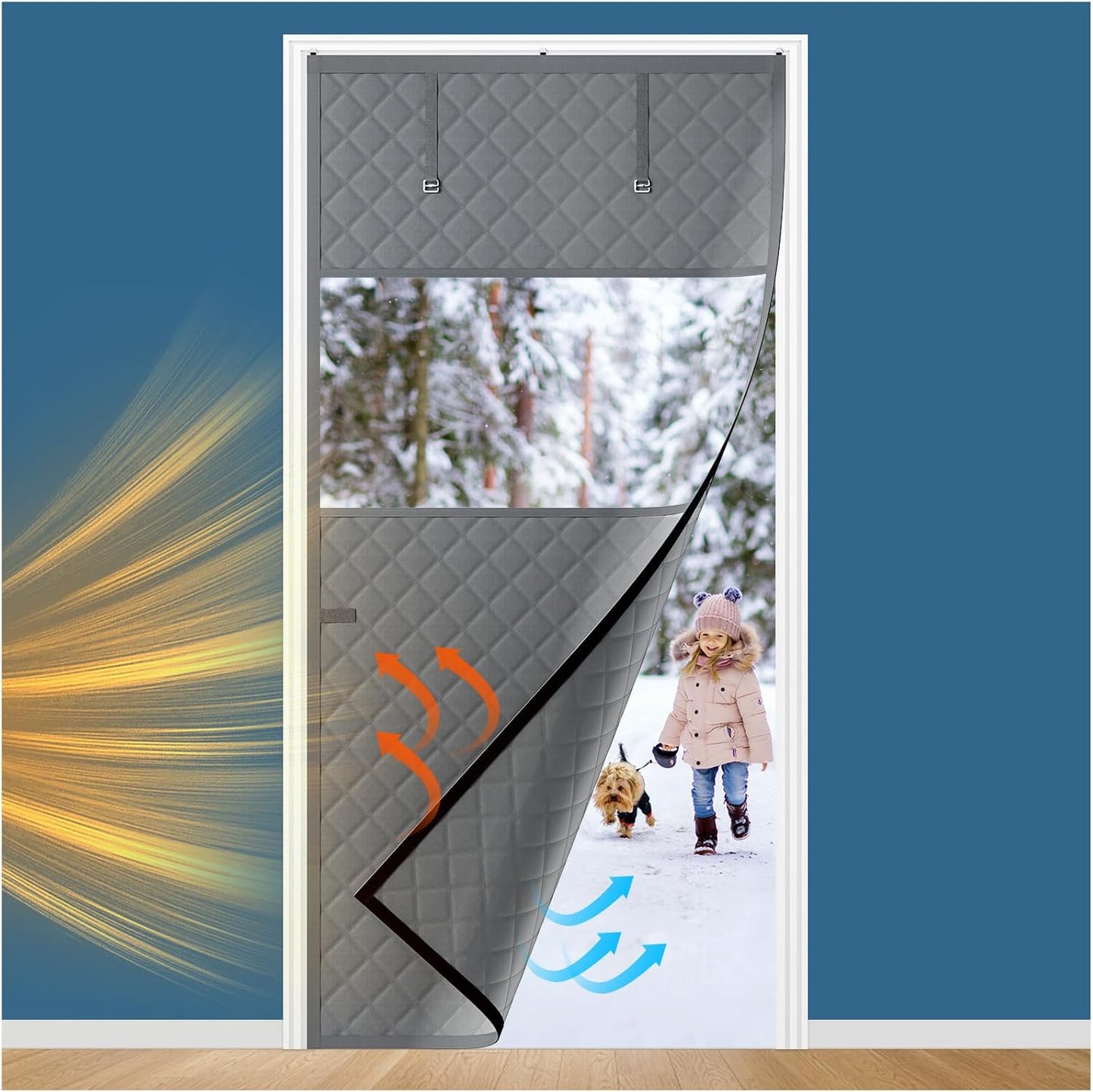 Thermal Insulated Door Curtain for Year-Round Comfort and Warmth
