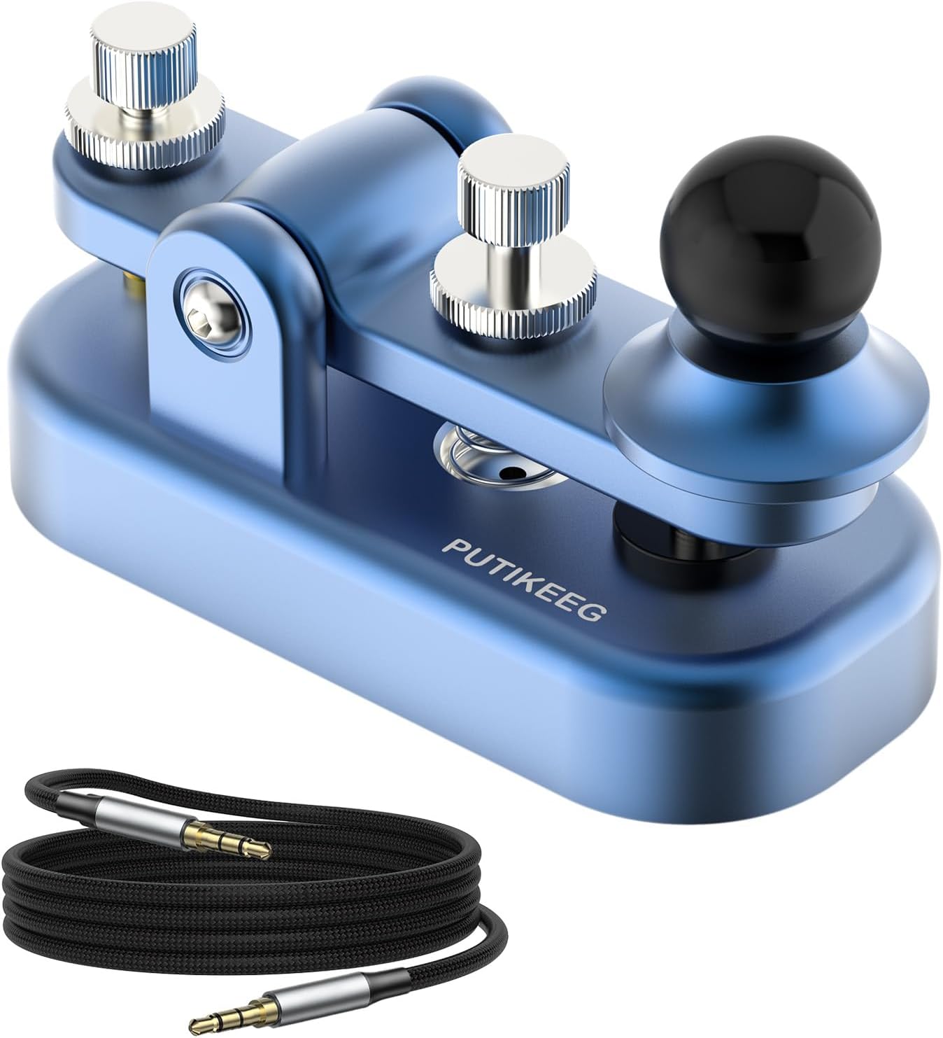 Mini Morse Radio Key CW Send Telegram with Adjustable Features
