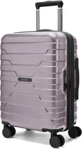 20 in Carry On Luggage for Men Women - Rose Purple Spinner, Expandable