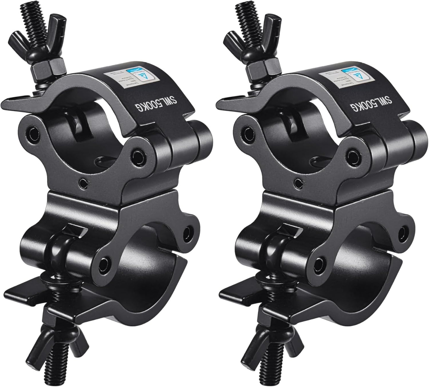 TUV Pro-Swivel Truss Clamp Black 2 inch for Heavy Duty Use