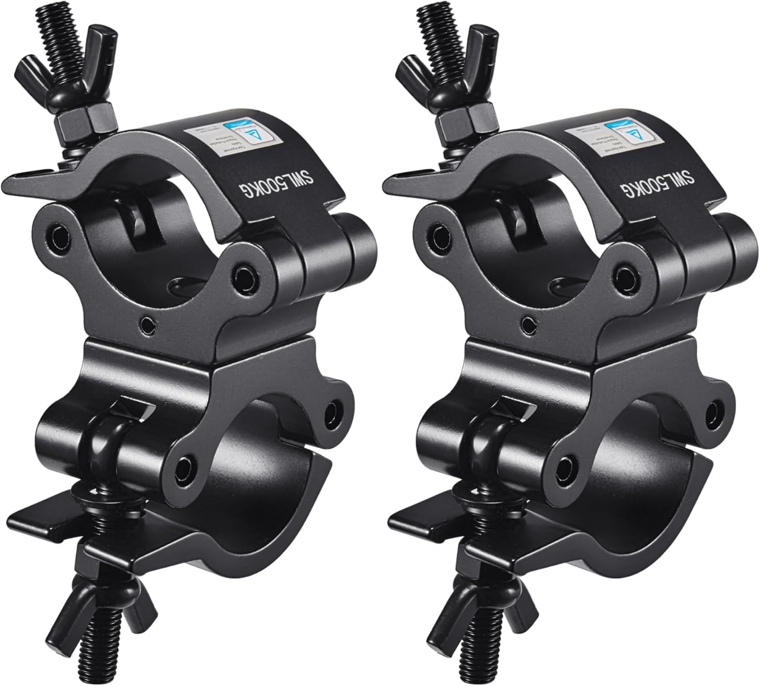 TUV Pro-Swivel Truss Clamp Black 2 inch for Heavy Duty Use