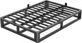 Anti Bending Round Corner 10 in California King Metal Bed Frame