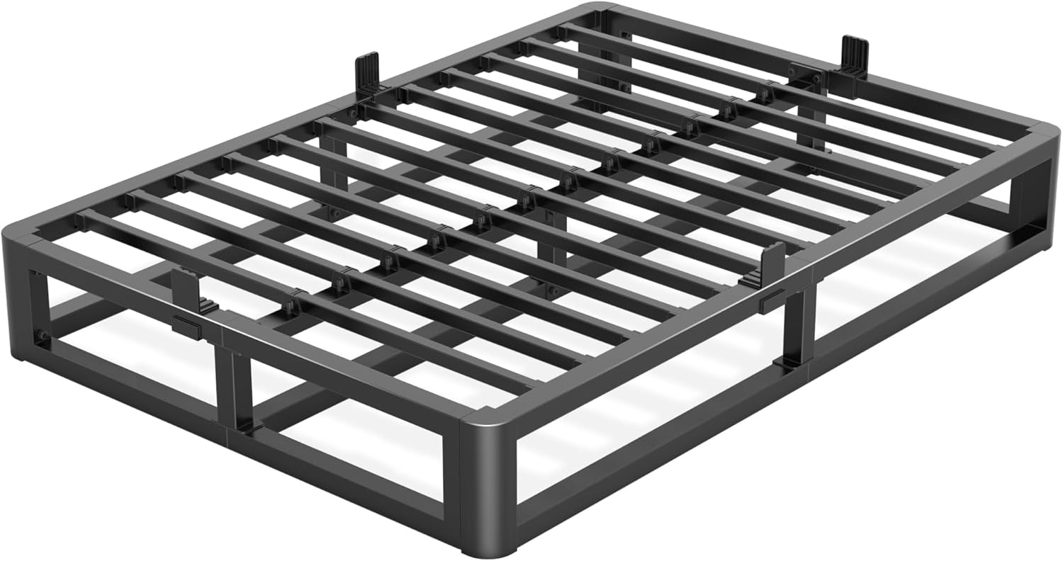 Upgrade Anti Bending Round Corner Metal California King Bed Frame