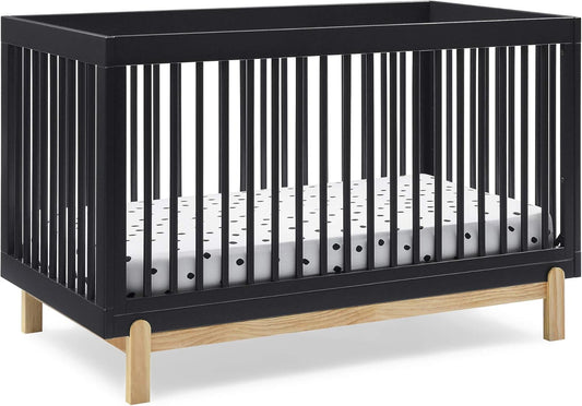 Delta Children Poppy 4-in-1 Convertible Crib in Midnight Grey