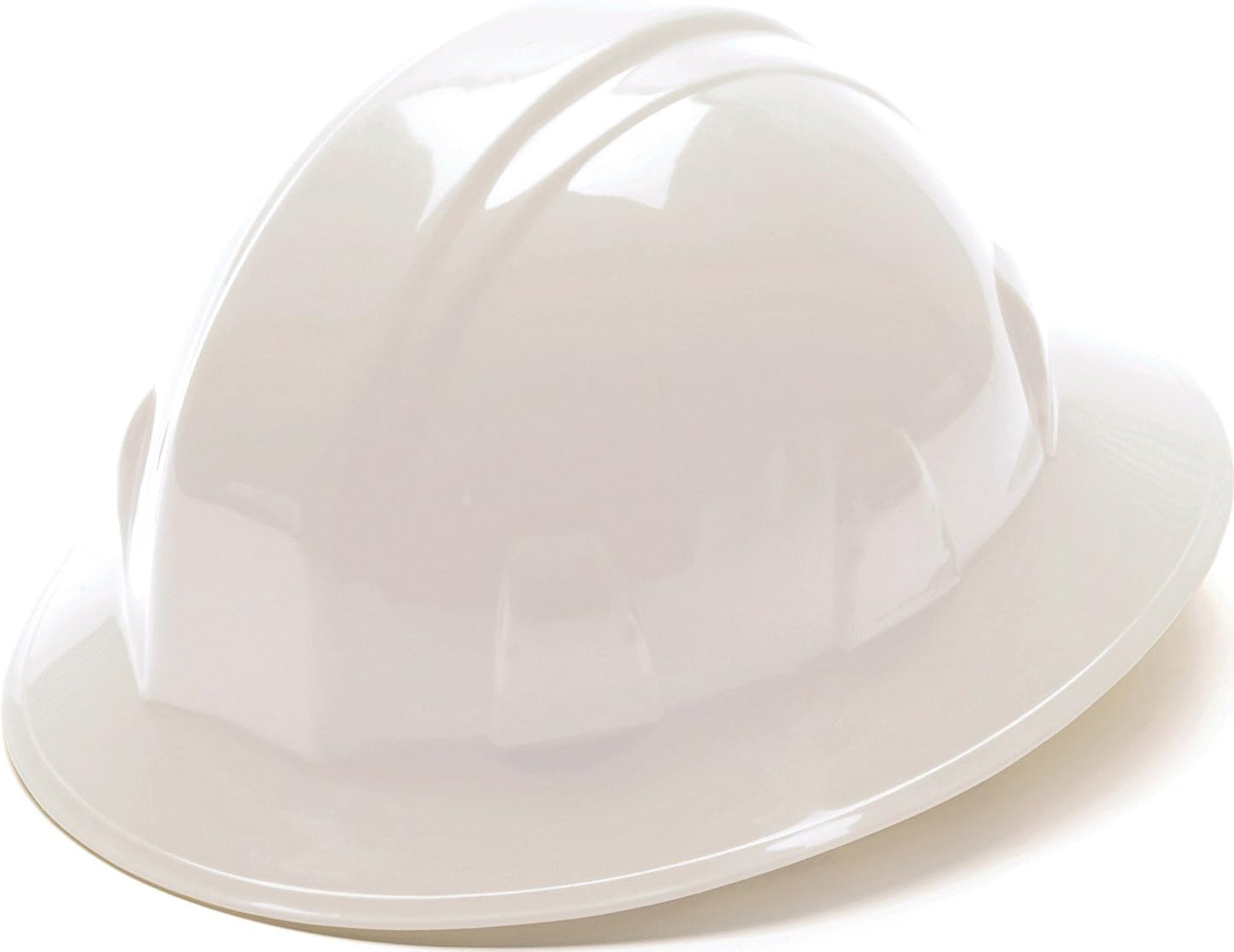 Pyramex Full Brim Hard Hat - Secure Ratchet Suspension