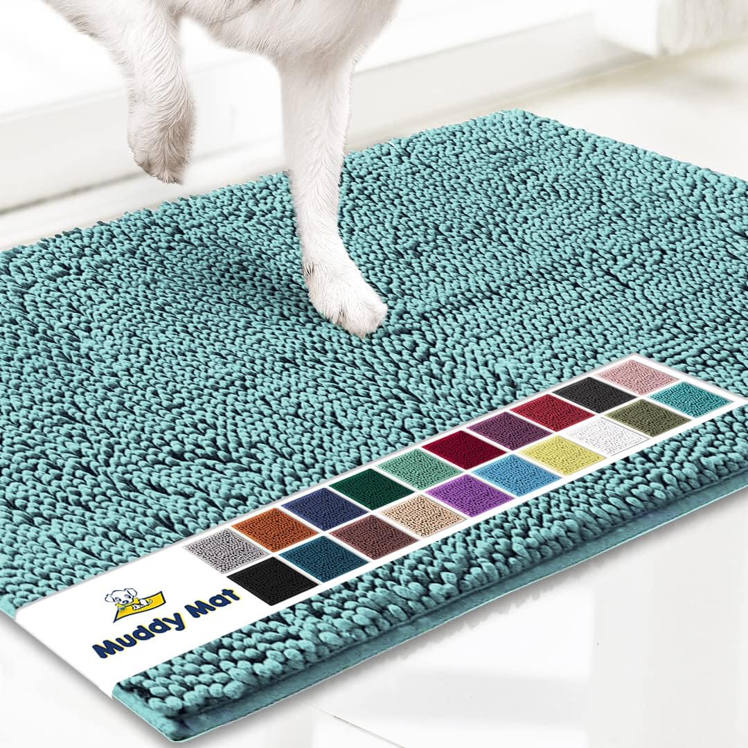 Muddy Mat Original Dog Door Mat for Muddy Paws - Super Absorbent