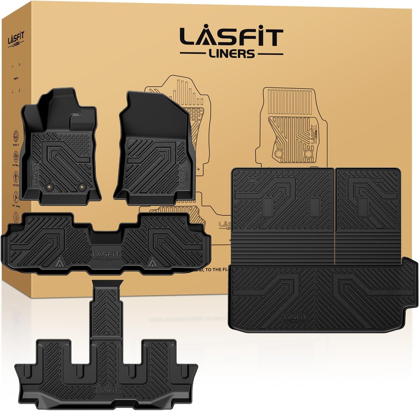 Custom Fit Floor Mats for Subaru Ascent 2019-2025 by LASFIT
