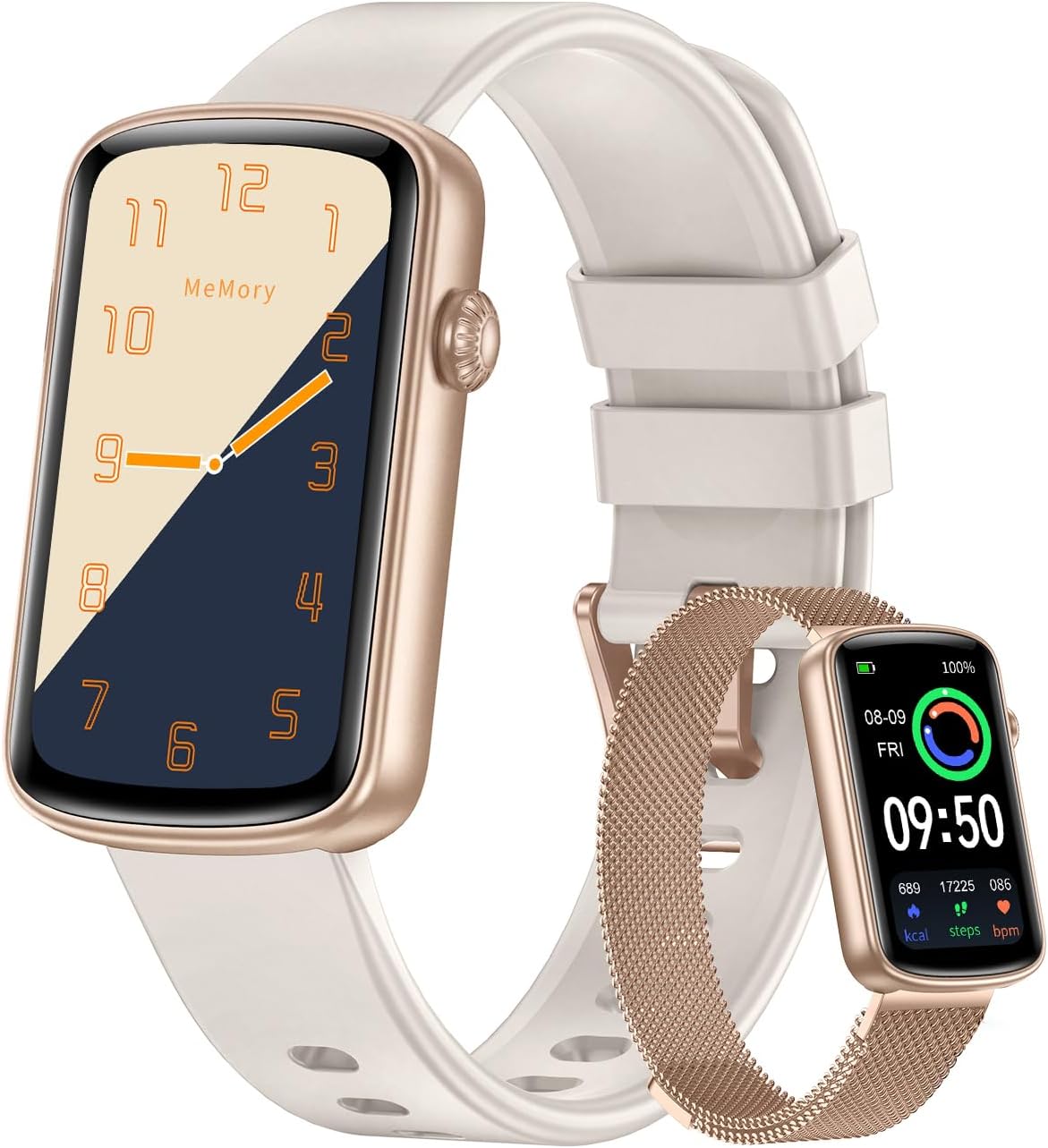 RUIMEN Smart Watch: Heart Rate & Sleep Tracker