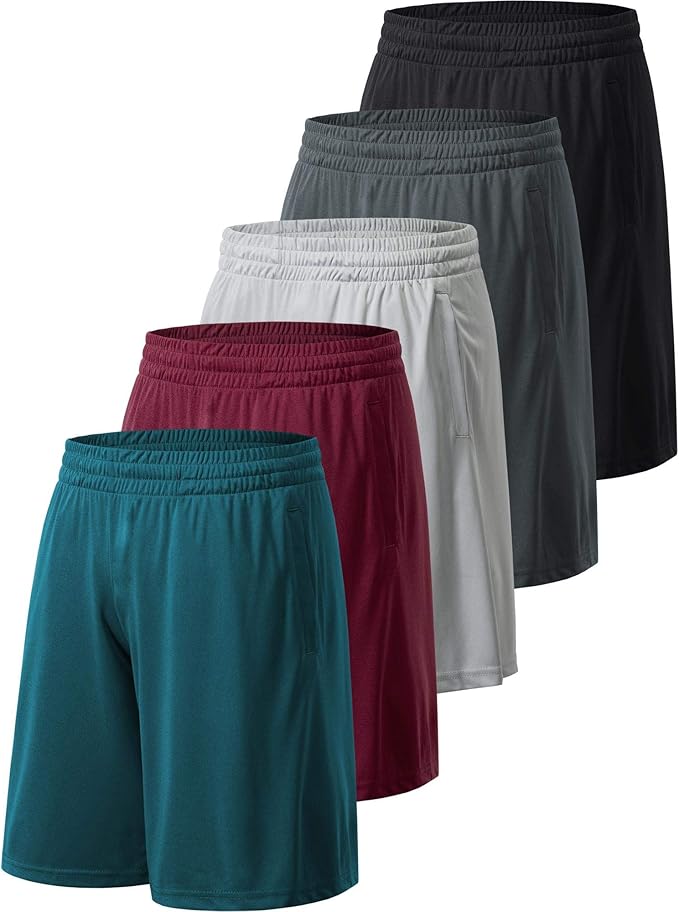 Profectors Men's Athletic Shorts with Pockets for Activewear