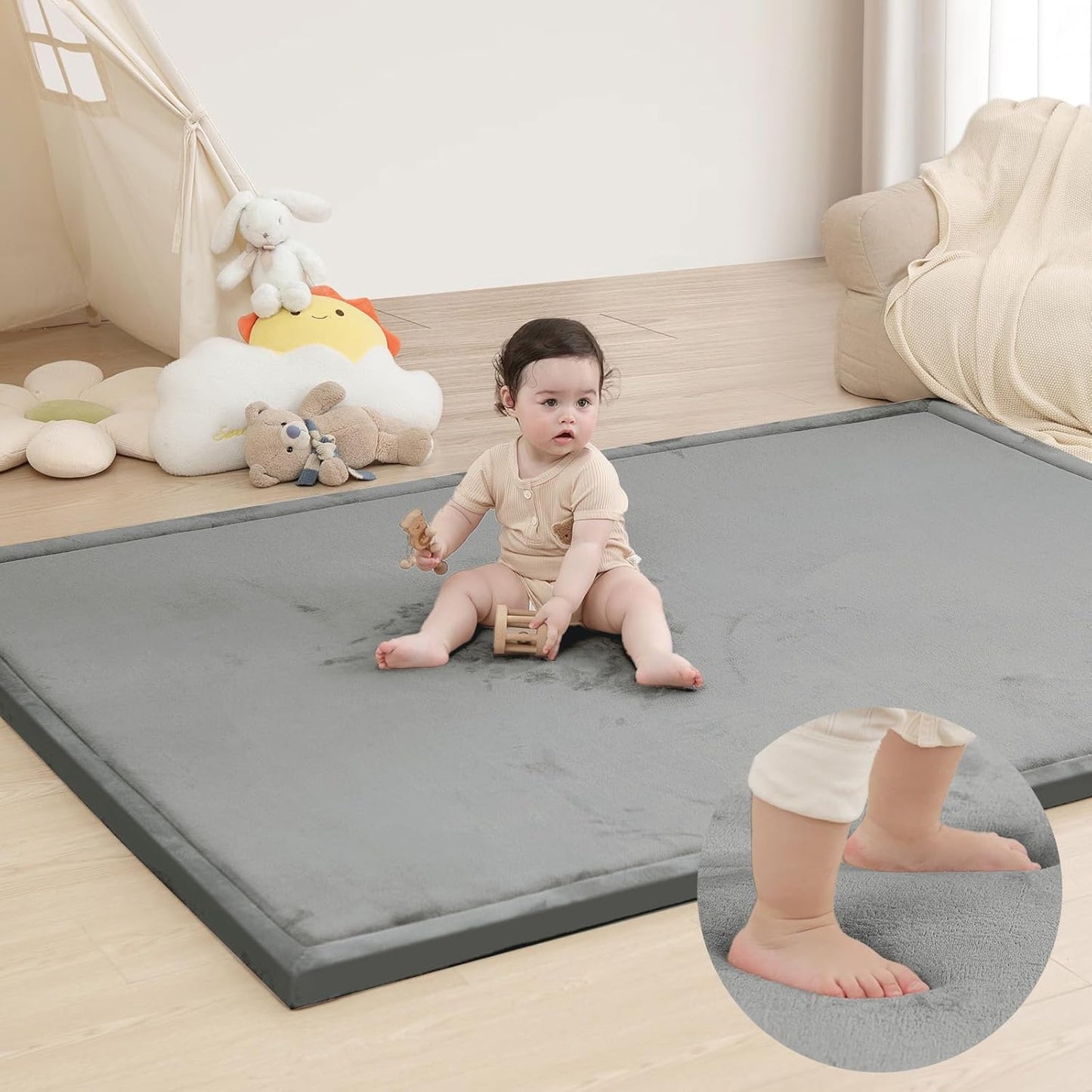 Extra Large Baby Play Mat for Safe and Comfortable Playtime