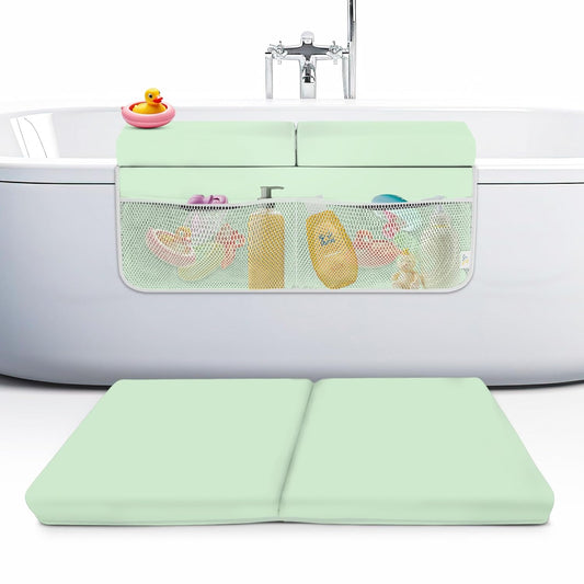 Memory Foam Bath Kneeler and Elbow Rest Pad Set for Comfort