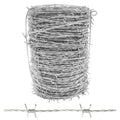 Real Barbed Wire 328ft 14 Gauge 4-Point - Durable Galvanized Wire