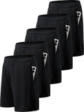 Men's Athletic Shorts with Pockets and Elastic Waistband - Quick Dry