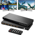 4K HDMI Multiviewer Switch 4x2 with PIP - Quad Multi Viewer Seamless