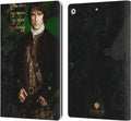 Outlander Jamie Portraits Leather Wallet Case for iPad 10.2